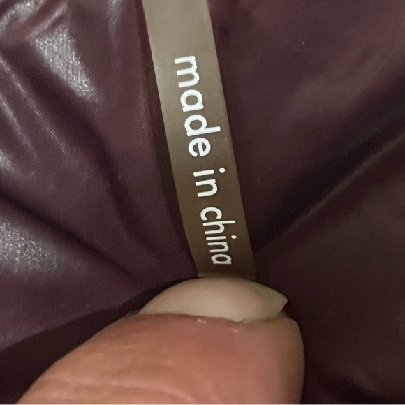 Calvin Klein Puffer Jacket Women's Sm Premium Down Packable Quilted Red Full Zip - Picture 5 of 14